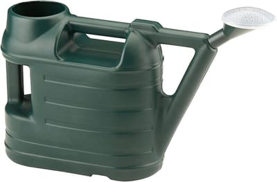 Groene tuin gieter met sproeierroos - 6,5 liter voor lichte bewatering