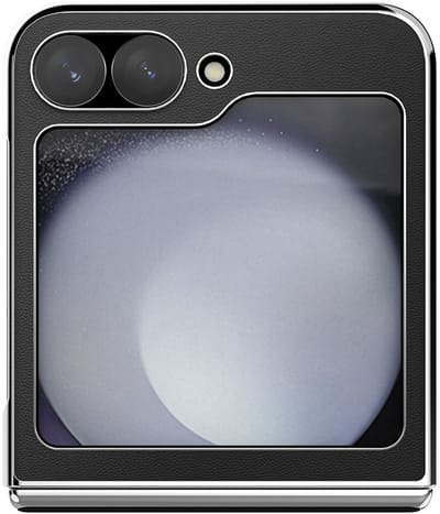 Nillkin Hoesje Geschikt voor Samsung Galaxy Z Flip 6 / 7 FE - CamShield Leather Flip - Back Cover Zwart