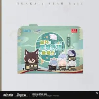 Mihoyo V3 Officiële Originele Honkai Star Rail Stapelbare Figuren Modieuze Blind Box Speelgoed schattig en charmant Desktop Decoraties Kerstcadeaus gray