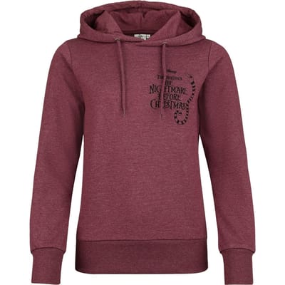 The Nightmare Before Christmas - Disney Trui met capuchon - Sally - S tot L - voor Vrouwen - rood gemêleerd