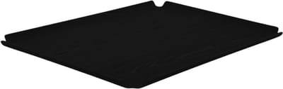 XLBoom Deck Tray 45x45cm Zwart – Houten serveer- en display tray – Verkrijgbaar in Oak | Walnut | Black – Design dienblad met antislip & stapelbaar