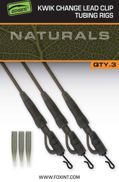 FOX Kwik Change Lead Clip Tubing Rigs Leaders - Leader