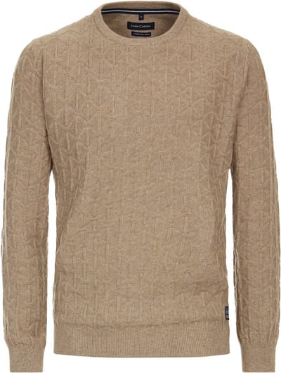Casa Moda Nordic Expedition Trui Met Lamswol Ronde Hals - XL