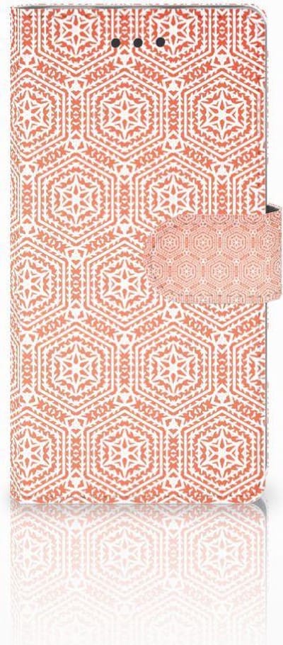 Huawei Ascend P8 Lite Telefoon Hoesje Pattern Orange