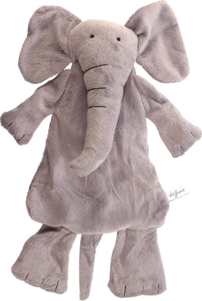 Difrax Knuffelolifant Elliot - Zacht - 2 stuks