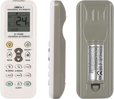 Geschikt voor Universele afstandsbediening en controller voor meer dan 1.000 merken airconditioning, waaronder geschikt voor LG, Gree, Midea, Toshiba, Haier, Daikin, Hitachi, Sharp, Panasonic, Samsung, Sanyo, Hisense, Fujitsu, Whirlpool, Bosch, enz.