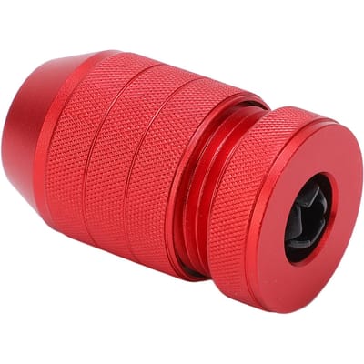 Verstelbare Boorstopkraag Aluminiumlegering Rood Antislip Nylon Binnenring Boorstopkraag voor