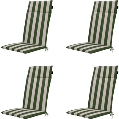 Madison tuintstoelkussen hoge rug amora - 120x50x4cm set van 4