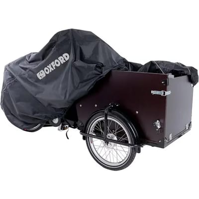 Luxe Bakfietshoes Universeel – Oxford - Waterdicht & UV-Bestendig – Afdekhoes voor 2- en 3-Wieler Cargobike – Regenhoes Geschikt voor Urban Arrow, Babboe, Lovens, Vogue – Inclusief Opbergtas & Slotgaten