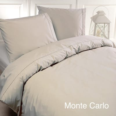 Papillon Monte Carlo Dekbedovertrek - Eenpersoons - 140x200/220 cm - Ivoor