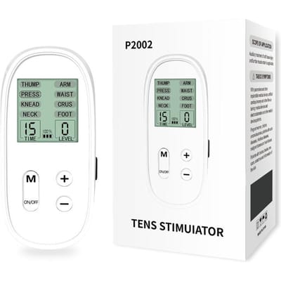 Fysiotherapie-instrument, massageapparaat met dubbele uitgang, oplaadbare massager voor het hele lichaam, multifunctioneel fysiotherapie-instrument met kleurenscherm