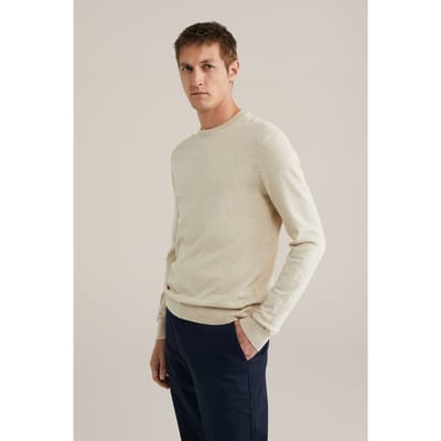 We Fashion Pullover Ecru Größe: 3XL | Pullover Outlet | Herren | Braun