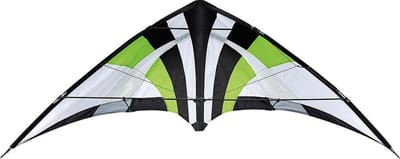 Toyrific Vlieger Astro 136 X 60 Cm Groen - Stuntvlieger met Ripstop Nylon en Glasvezel Frame - Inclusief 25m Vlieglijn