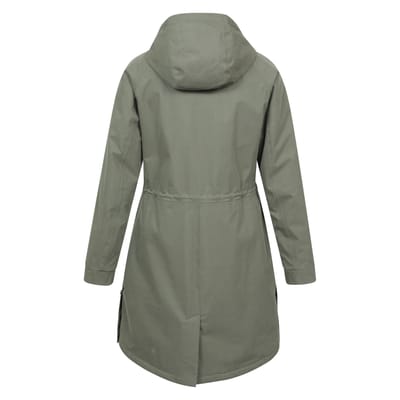 Mountain Warehouse dames/dames Polperro lichtgewicht gewatteerde waterdichte jas (Kaki Groen)