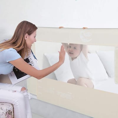 EGoods - Inklapbaar bedhek voor peuters en kinderen - 150 x 68 cm - Valbeveiliging, veiligheidsbescherming - Kinderbedhek, babybedhek
