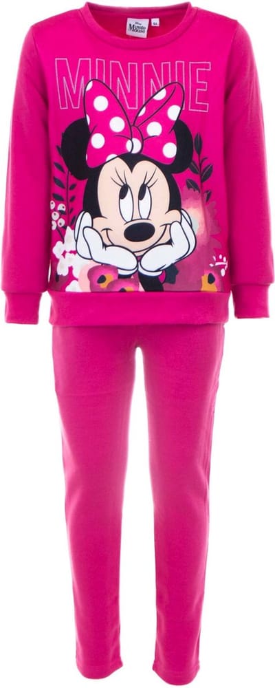 Disney Minnie Mouse set / Joggingpak - Trainingspak - Huispak - Roze - Maat 116/122 (7 jaar)