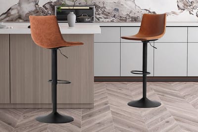 Barstoel 'Trevi' PU Cognac
