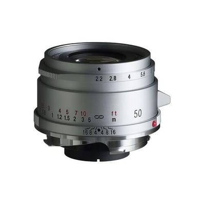 VoigtlÃ¤nder Kleur-Skopar 50mm f/2.2 VM  Leica M zilver