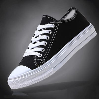 Zomer En Herfst Nieuwe Canvas Schoenen Vrouwelijke Studenten All-Match Dames Schoenen Enkele Schoenen Canvas Schoenen 40 black
