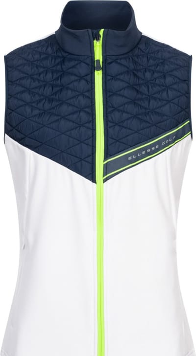 Ellesse Frann Gilet/ Bodywarmer - Wit/ Blauw - Maat M