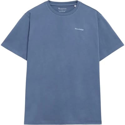 T-shirt met print op de rug biologisch katoen KnowledgeCotton Apparel