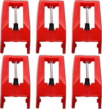 6 Stuks Naalden Vervanging voor Vinyl Platenspelers