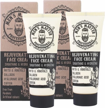 Men's Master Face Cream Gezichtscrème Mannen Voordeelverpakking – Verzorgt & Hydrateert 24/7 – 2 x 75ml