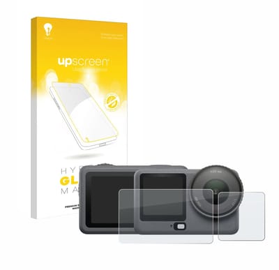 upscreen - Screenprotector voor DJI Osmo Action 6 - Folie Beschermfolie Beschermglas matte