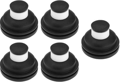 Store_8 - Motorhoes Rubberen Doorvoertule Montageclips - 5 Stuks - Zwart en Wit - Auto-accessoire - Geschikt voor Renault Kangoo en Megane