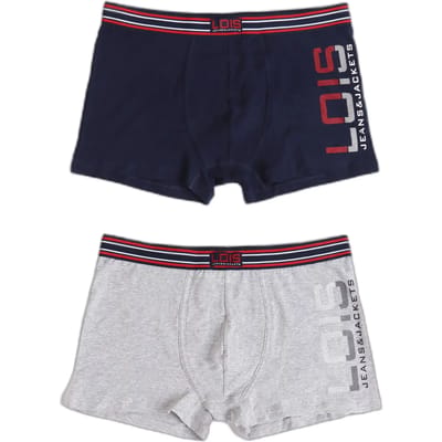 Katoenen stretch boxershorts Lois Bricks (x2)