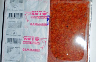 Ruto Diepvries Gammarus | 100 gram blister | natuurlijke voeding voor grotere vissen en schildpadden