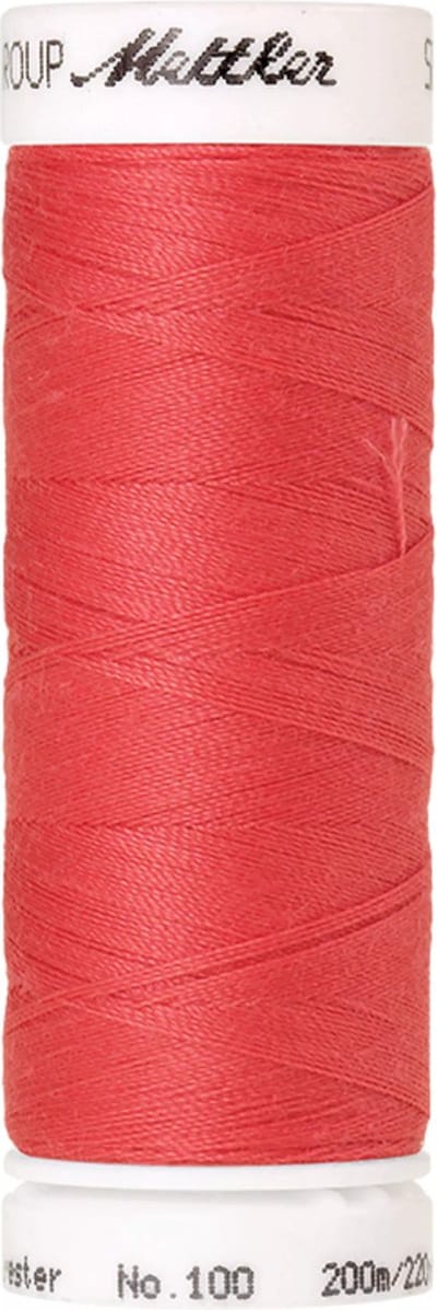 Amann Mettler Seralon Naaigaren – Persimmon (1402) – 200 m – No. 100 – 100% Polyester – Per Stuk
