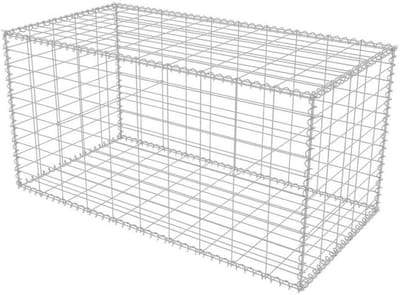 Schanskorf Staal 100x50x50 cm - Draadmanden voor Tuin en Landschap