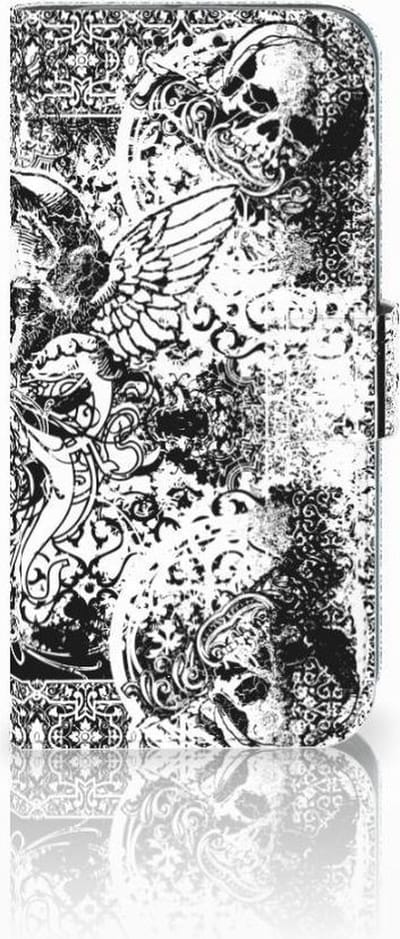 Telefoonhoesje met Naam Honor 10 Lite Skulls Angel