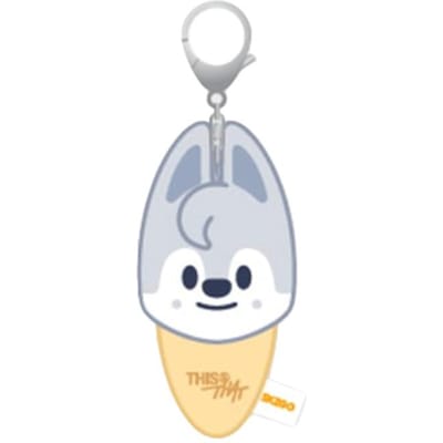 [Voorbestelling] Stray Kids - Pluche Sleutelhanger ICECREAM Versie. - DIT & DAT Wolf Chan