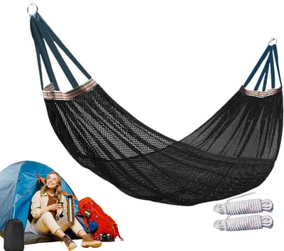 Travel Tree Hammocks - Lichtgewicht draagbare hangmat met verstelbare boombanden | Duurzame nylon reishangmat met geïntegreerde dingen zak, eenvoudige no- opstelling, ademende en snel drogende st