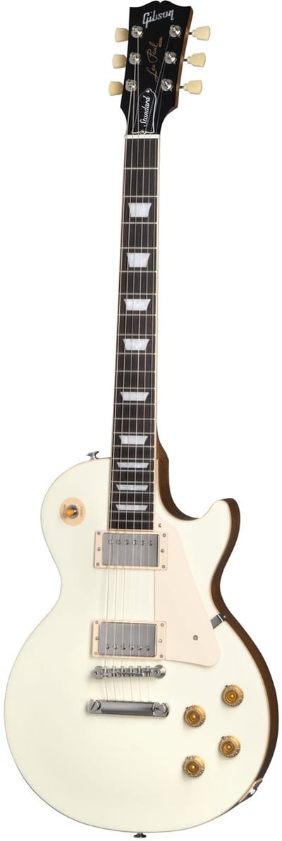 Gibson Les Paul Standard '50s Plain Classic White Top - Single-cut elektrische gitaar