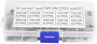 Transistor Assortiment Set van 200 Stuks - NPN en PNP TO-92 voor Elektronica Hobbyisten en Professionals met 10 Waarden