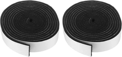 Allecta - Set van 2 hoge temperatuur grill afdichtingen voor rookoven - 1 inch x 1/8 inch - zelfklevend vilt - vervanging - BBQ accessoires