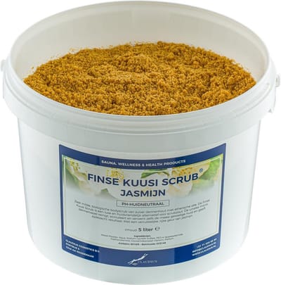 Kuusi Scrub Jasmijn 5 liter - Hydraterende Lichaamsscrub
