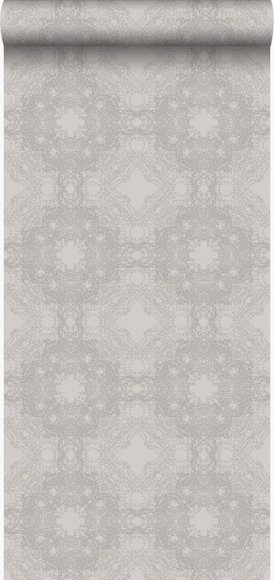 Origin Wallcoverings behang grafische vorm taupe - 53 cm x 10.05 m - 346220