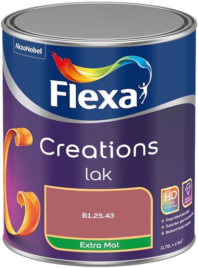 Flexa - Creations Lak Extra Mat - B1.25.43 - Mengverf - 750 Ml