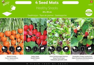 Buzzy® Zaadmatjes Snack - 4 matjes