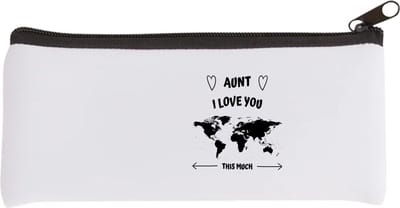 Akyol - aunt i love you this much Etui - Tante - geweldige tante - liefste tante - verjaardag - cadeau - kado - bedankje - geschenk - 20 bij 9 cm