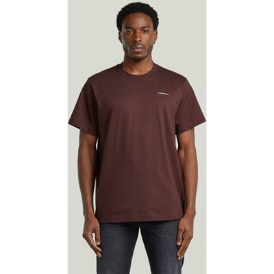 G-Star Chest Logo Loose R T Purple Taglia: S | Magliette basic Outlet | Uomo | Viola