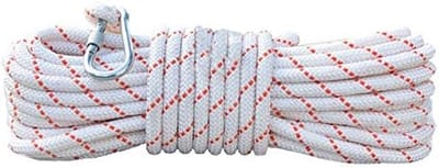 Nylon Touw - Veiligheidskabel Polyester - Luchtwerk Veiligheid - Hoge Weerstand - 11 mm Dikte - Wit