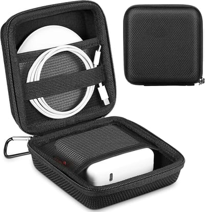Draagbare Organizer Tas voor Laptopaccessoires, Oplader, USB Drives en Gadgets, Zwart