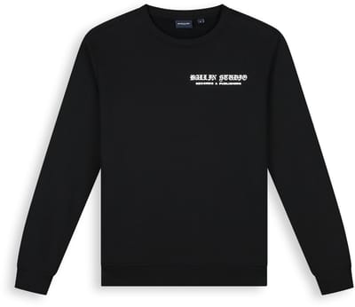 Ballin Amsterdam - Heren Regular fit Sweaters Crewneck LS - Black - Maat M