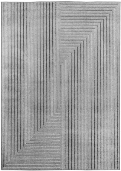 Buitenkleed scandinavisch - Naara Lini grijs 80x150