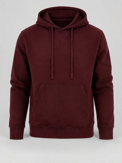 Hoodie Heren – Heren Trui met Capuchon – Sweater Heren – Rood – XS